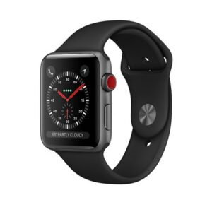 Apple Watch Series 3(Space gray case/black band)(42mm)(gps only)